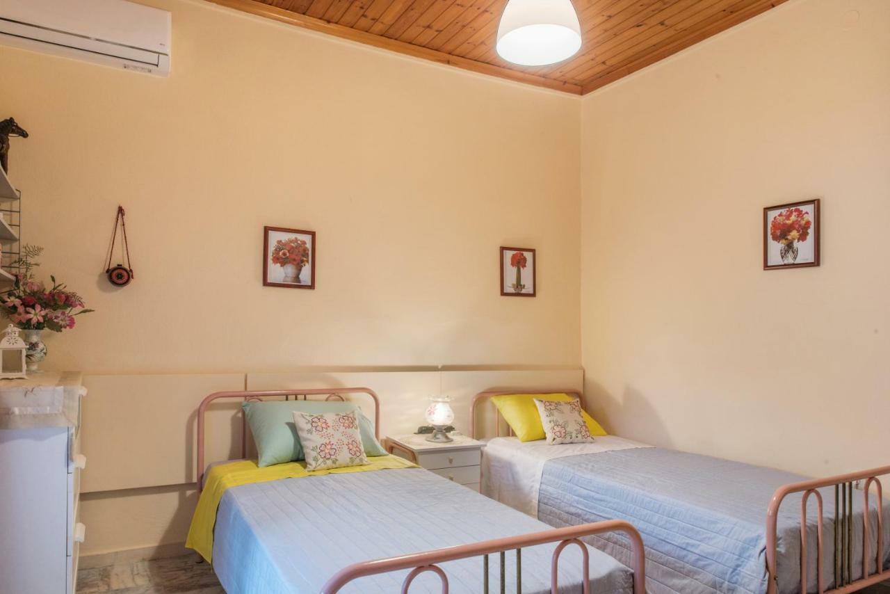 Family Holiday Apartment With Garden & Bbq Velonádes Exterior photo